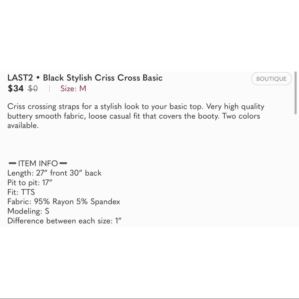 mrsalliexo | Black Stylish Criss Cross Basic - Picture 10 of 10